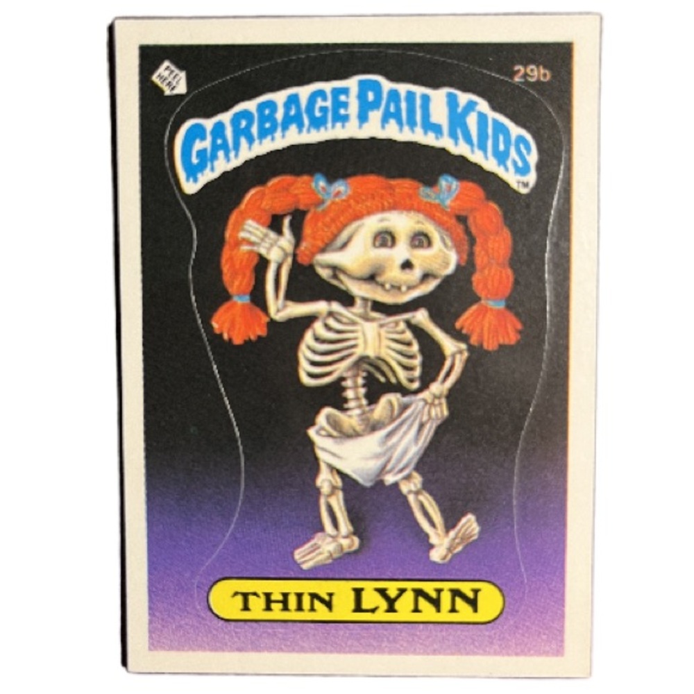 Garbage Pail Kids Thin Lynn 29B 1985 Topps trading card